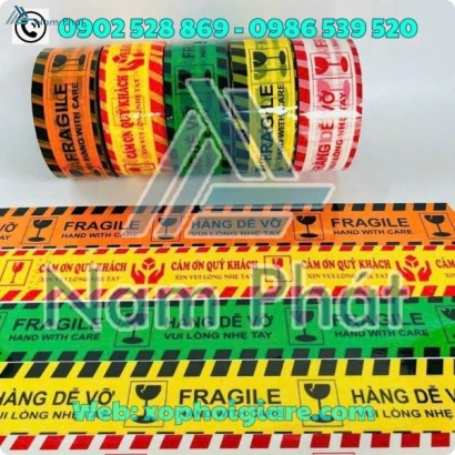 Băng Keo Hàng Dễ Vỡ-In Ấn Theo Yêu Cầu