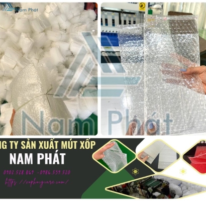 QUY TRÌNH SẢN XUẤT GIA CÔNG TÚI XỐP HƠI CHỐNG SỐC 